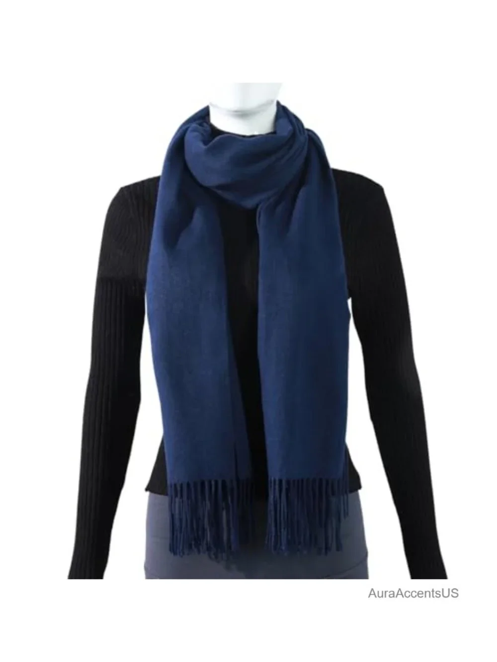 Oversized Pashmina Feel Wrap Scarf Viscose Acrylic Shawl for Evening Dress